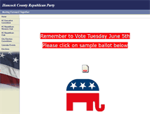 Tablet Screenshot of gc-republican-women.org
